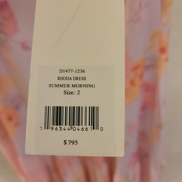 SOLD!!!Love Shack Fancy Women's Rhoda Maxi Dress in Summer Morning Sz 2 - Picture 12 of 12